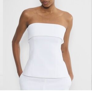 Aritzia Babaton Element tube top in white